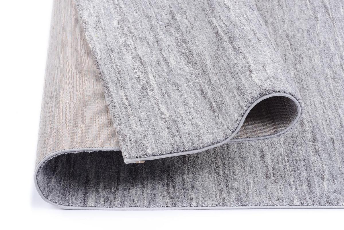 Flachwebteppich Sofi Lori Grau 65x130 cm - Grau, Design, Textil (65/130cm) - Novel