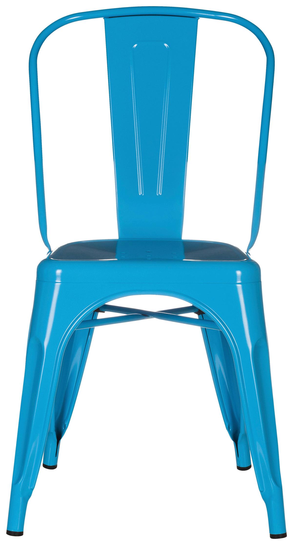 Stuhl Vantaggio Comfort Stapelbar Hellblau Bis 150 Kg - Hellblau, Basics, Metall (44/84/54cm) - MID.YOU