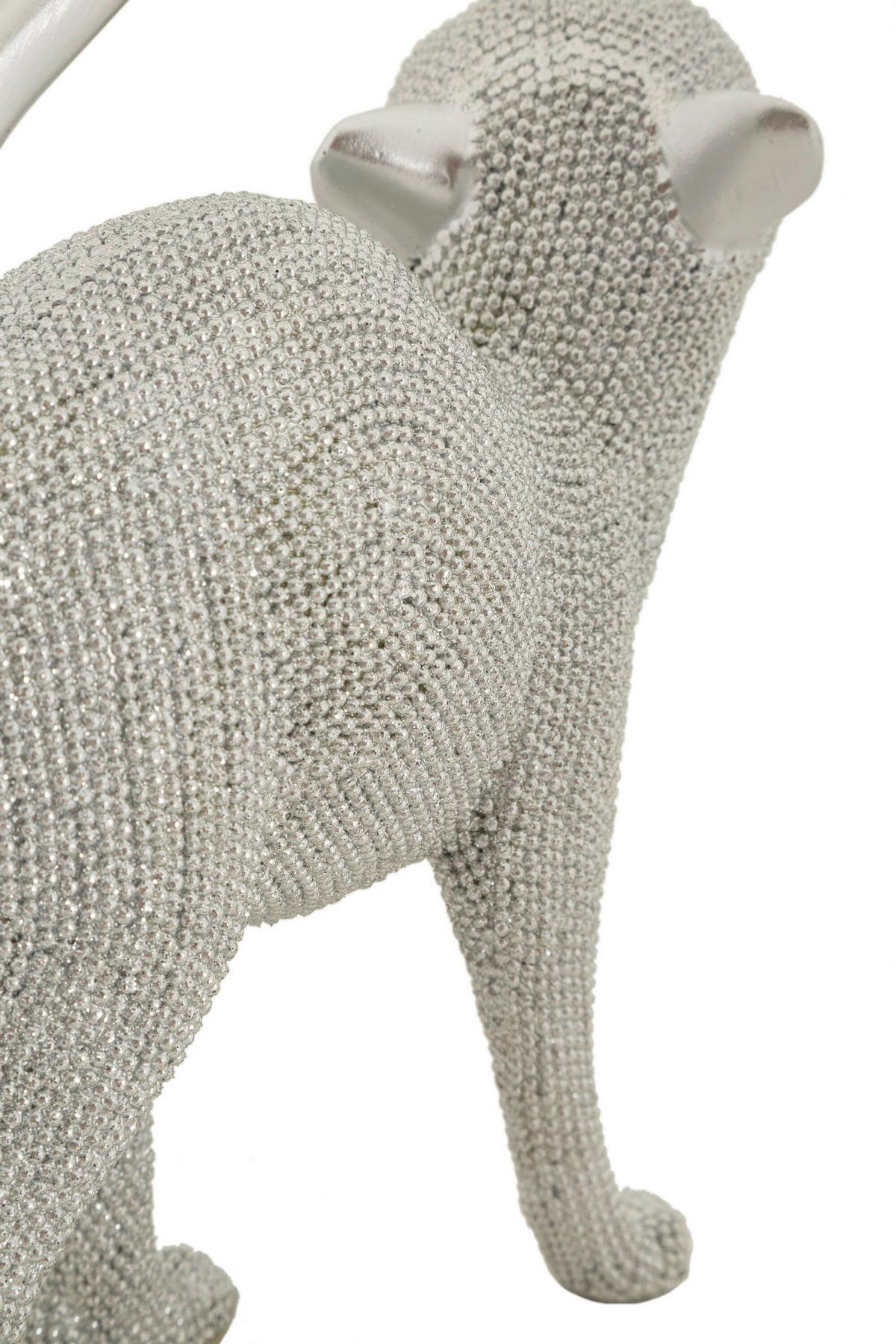 Skulptur Kunststoff, Silver - Basics, Kunststoff (17.5/26/9cm)