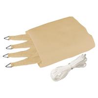 Sonnensegel Quadrat 4x4 M - Champagner, Basics (400/400cm)