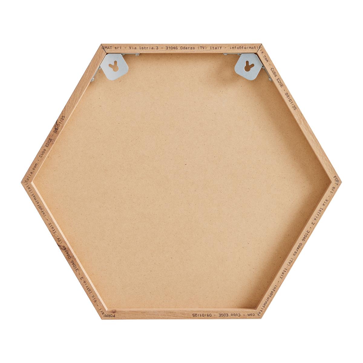 NÁSTENNÝ REGÁL EDGE -EXKLUSIV- - dub artisan, Modern, kompozitné drevo (51/44/19cm) - Mömax