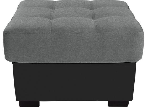 Hocker Burner - Hellgrau/Schwarz, MODERN, Textil (65/46/65cm) Hocker Burner - Hellgrau/Schwarz, MODERN, Textil (65/46/65cm)