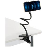 Handyhalterung Flexmobi Schwarz - Schwarz, MODERN, Kunststoff (11/75/1cm) - MID.YOU