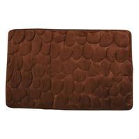 BADEMATTE GALETS BRAUN - Braun, MODERN, Textil (50/80cm) - MSV