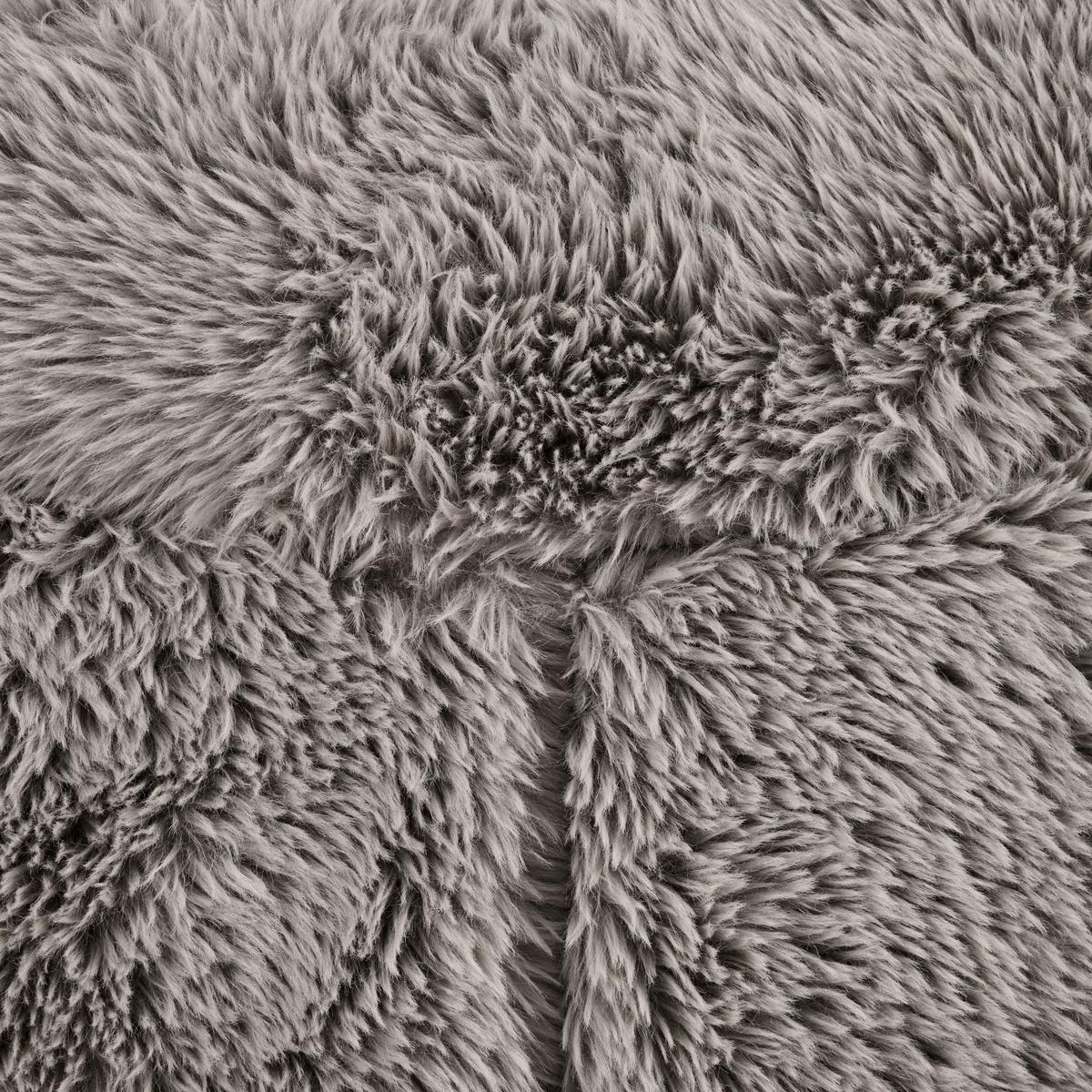 Sedací vak COLORADO, sivý plyš, 700L - sivá, Modern, textil (125/70/125cm) - Mömax