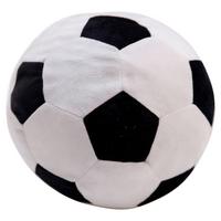 ZIERKISSEN FOOTY - Schwarz/Weiß, MODERN, Textil (20cm) - Luca Bessoni