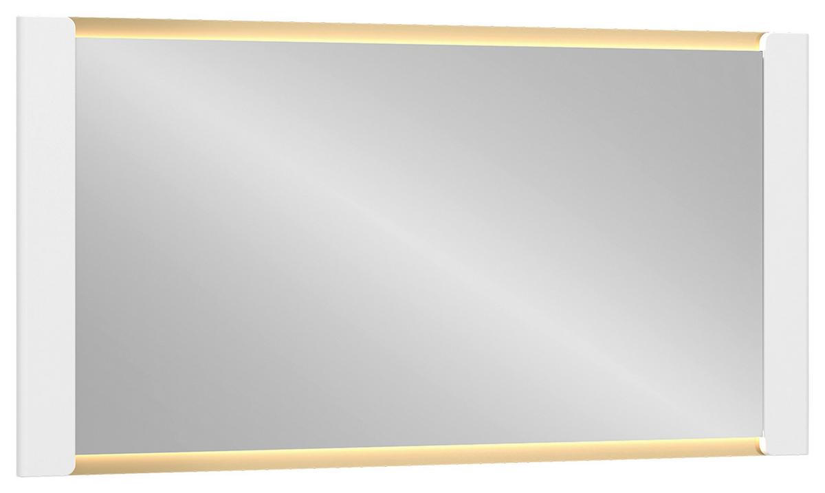 Tükör Lazio 155/80cm - arany/fehér, Trend, faalapú anyag/Üveg (155/80/3,8cm)