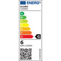 LED žárovka 6 Watt, E14 ILLU - bílá/barvy stříbra, kov/plast (4,5/7,8cm) - Globo