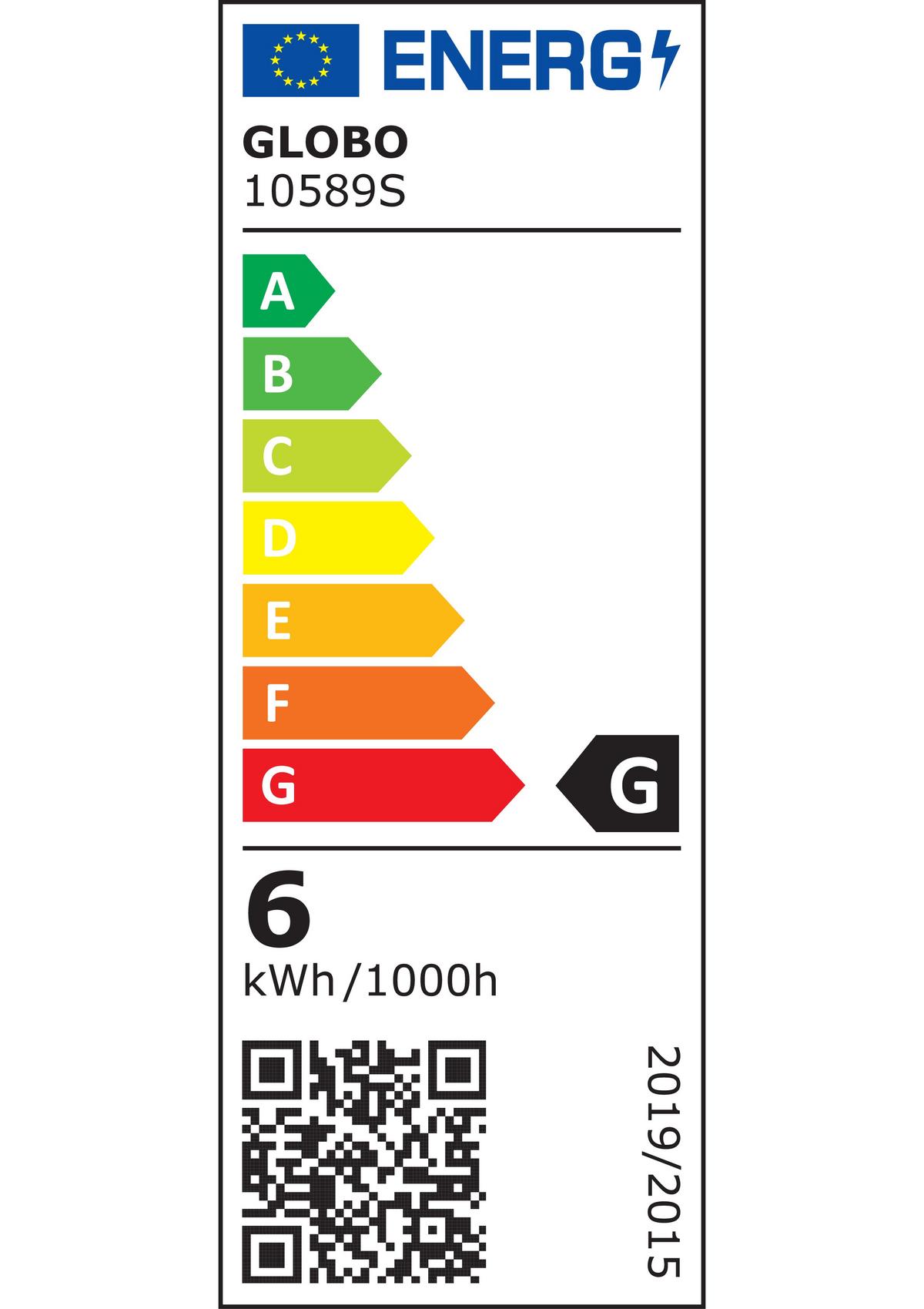 LED žárovka 6 Watt, E14 ILLU - bílá/barvy stříbra, kov/plast (4,5/7,8cm) - Globo