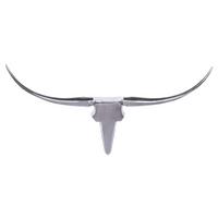 Wanddeko Wohnling Silberfarben B: 125cm - Silberfarben, MODERN, Metall (125/60/10cm) - MID.YOU