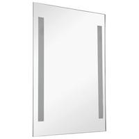 Fürdőszobatükör Ilona - ezüstszínű, Basics, üveg (50/70/3,5cm)