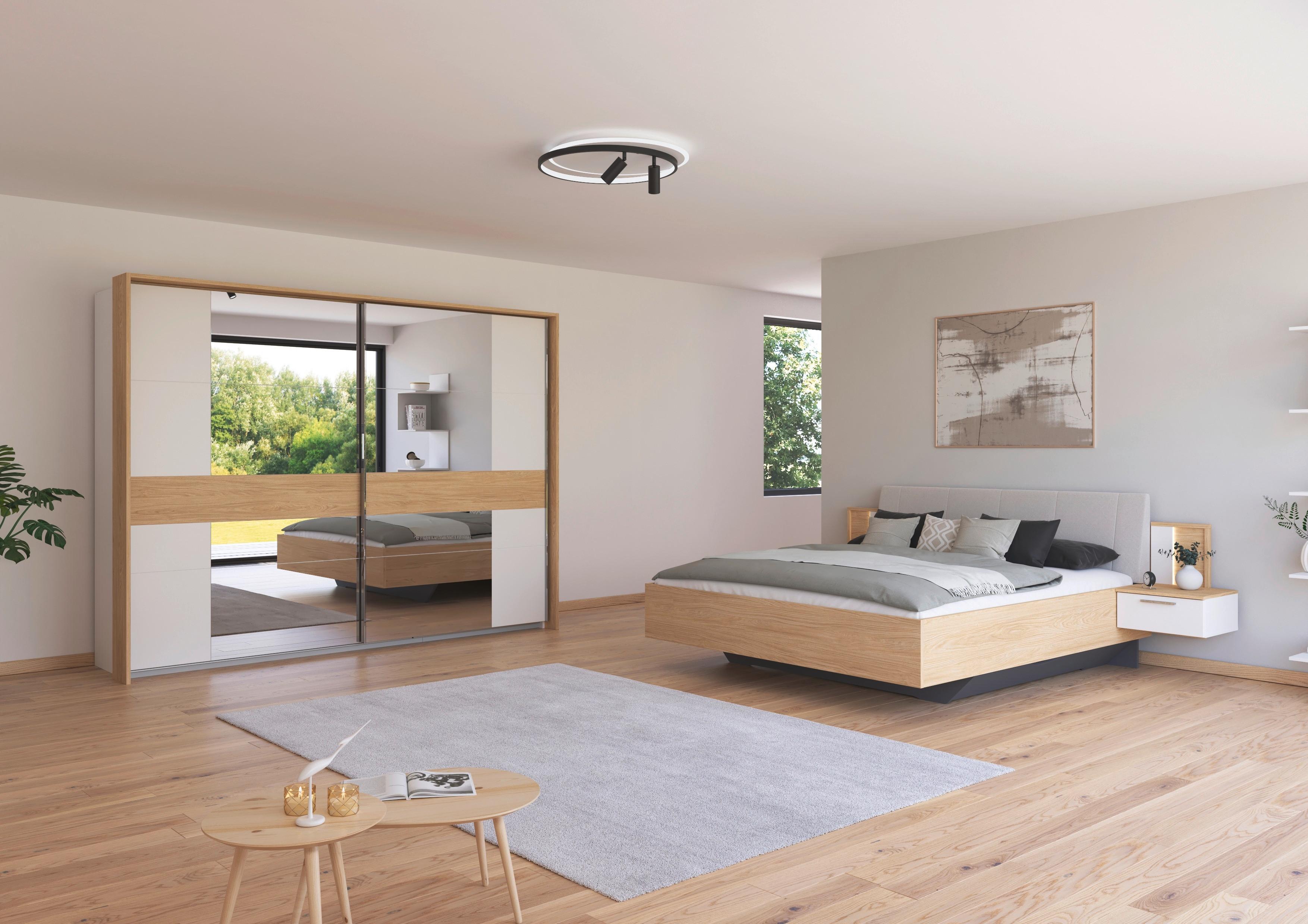 Bettanlage Calisto - KONVENTIONELL, Holzwerkstoff/Textil (180/200cm) - James Wood