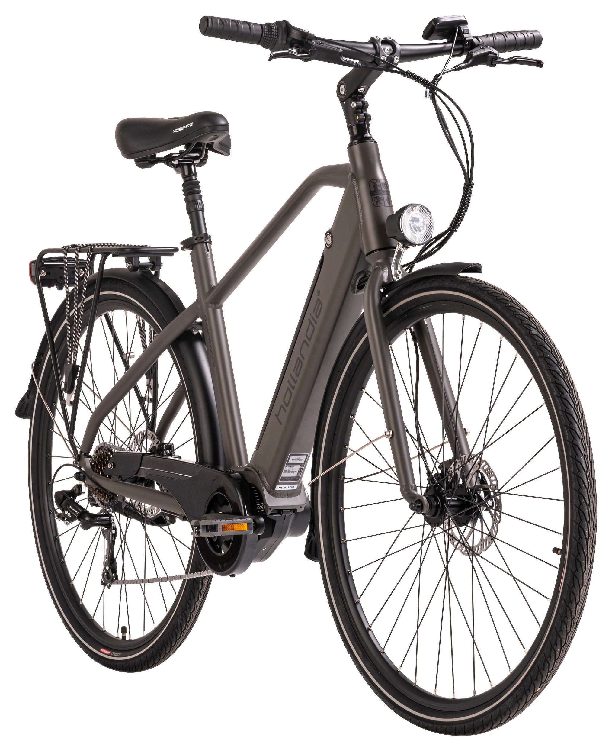 E-bike City Herren 149e 28 Zoll, 80 Km, 65nm - Grau, Basics, Metall (180/70/100cm)