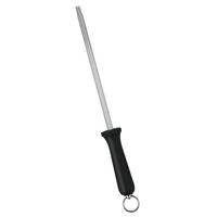 Wetzstahl Maret, Chrom/schwarz L: Ca. 30 Cm - Basics, Metall (30cm) - Metaltex