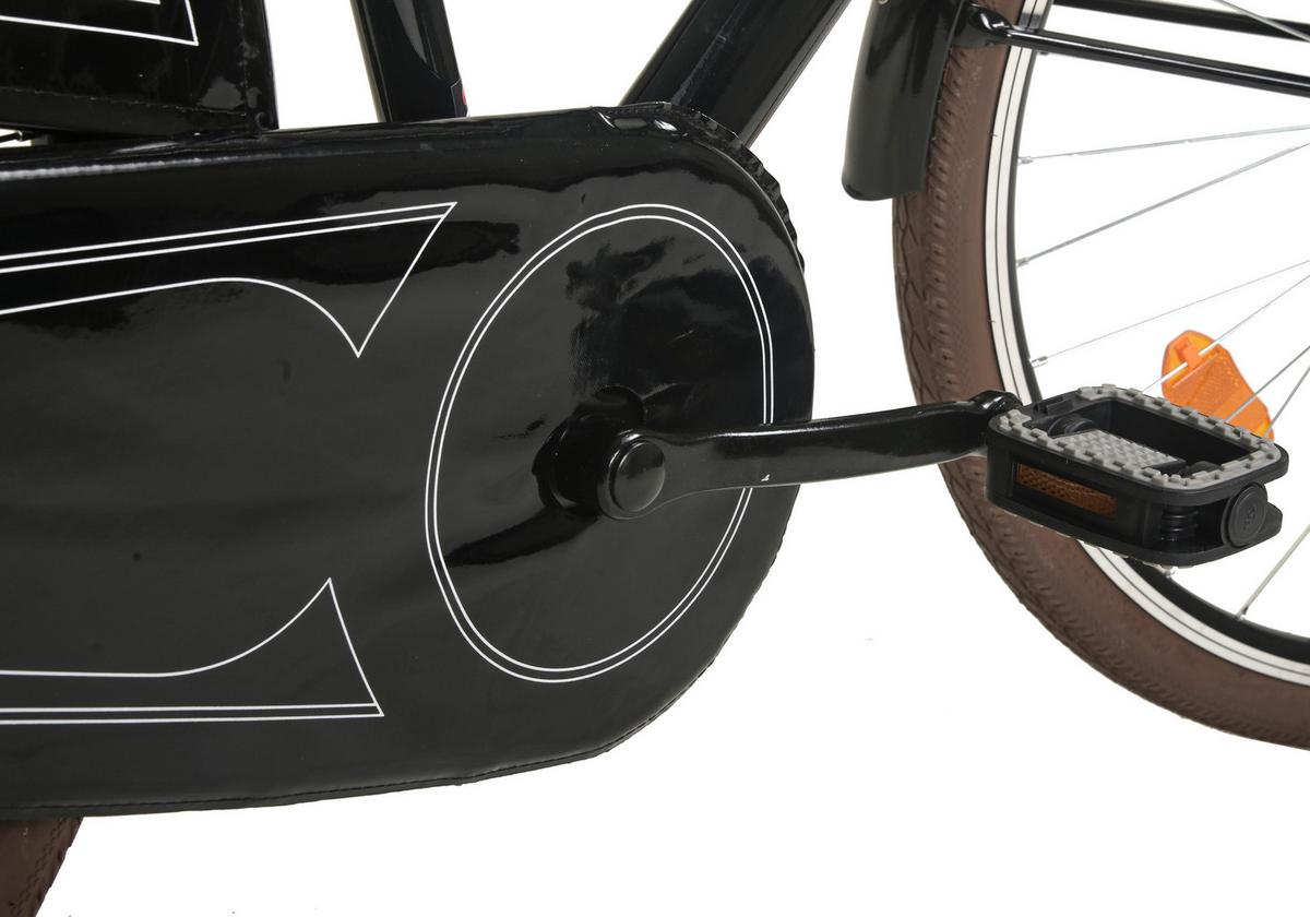 Citybike Hollandia Royal Dutch Singlespeed, Schwarz, 28 Zoll - Schwarz, Basics, Metall (25/140/60cm)