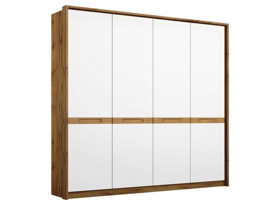 Drehtürenschrank Rangun B: 181 cm Weiß - Eichefarben/Weiß, Basics, Holz/Holzwerkstoff (181/197/54cm) Drehtürenschrank Rangun B: 181 cm Weiß - Eichefarben/Weiß, Basics, Holz/Holzwerkstoff (181/197/54cm)