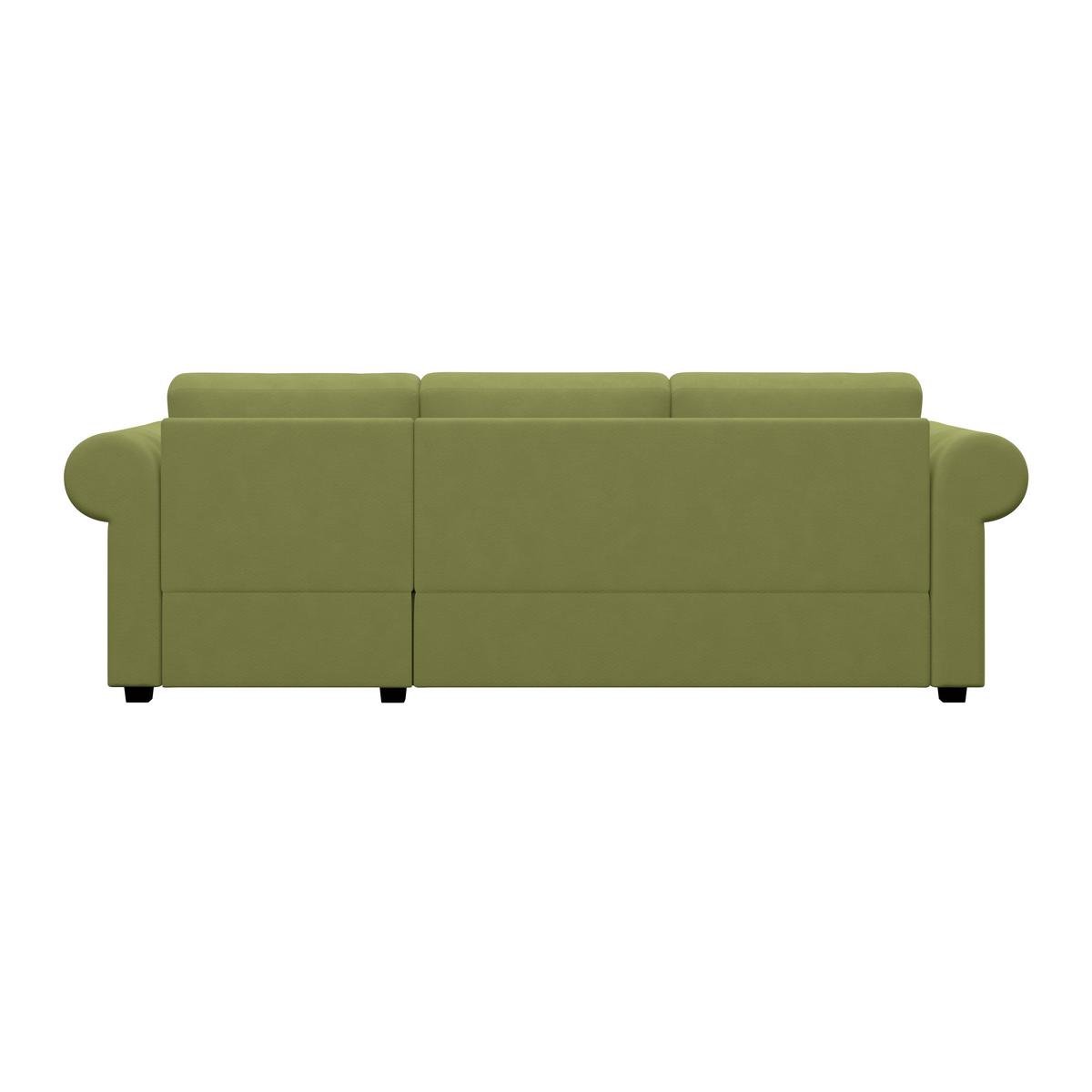 Ecksofa Oslo Olivgrün B: 260 Cm - Olivgrün, ROMANTIK / LANDHAUS, Textil (260/85/155cm) - James Wood