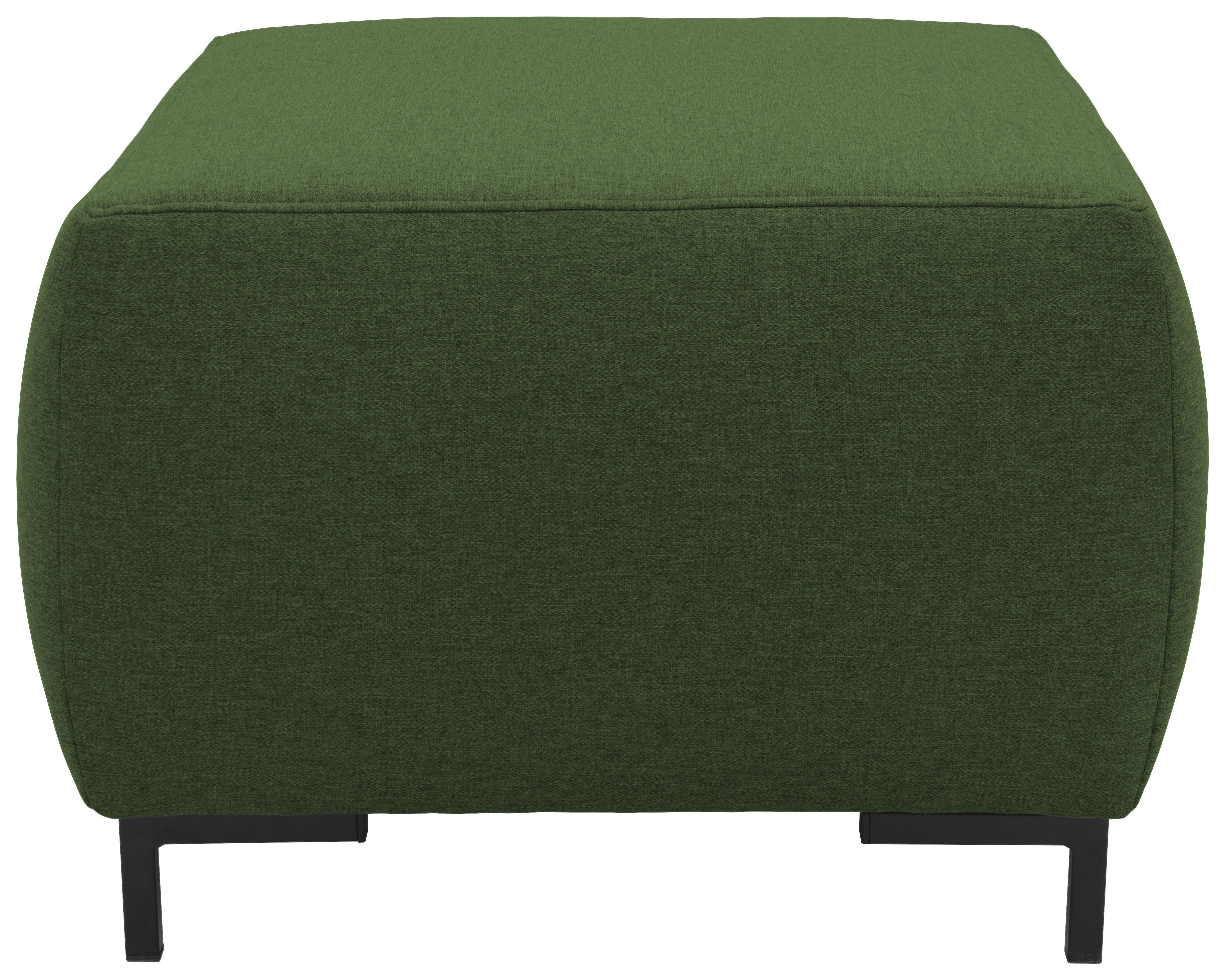 Hocker Looks Vi - Schwarz/Grün, Design, Textil (88/44/68cm) - LOOKS by W.Joop