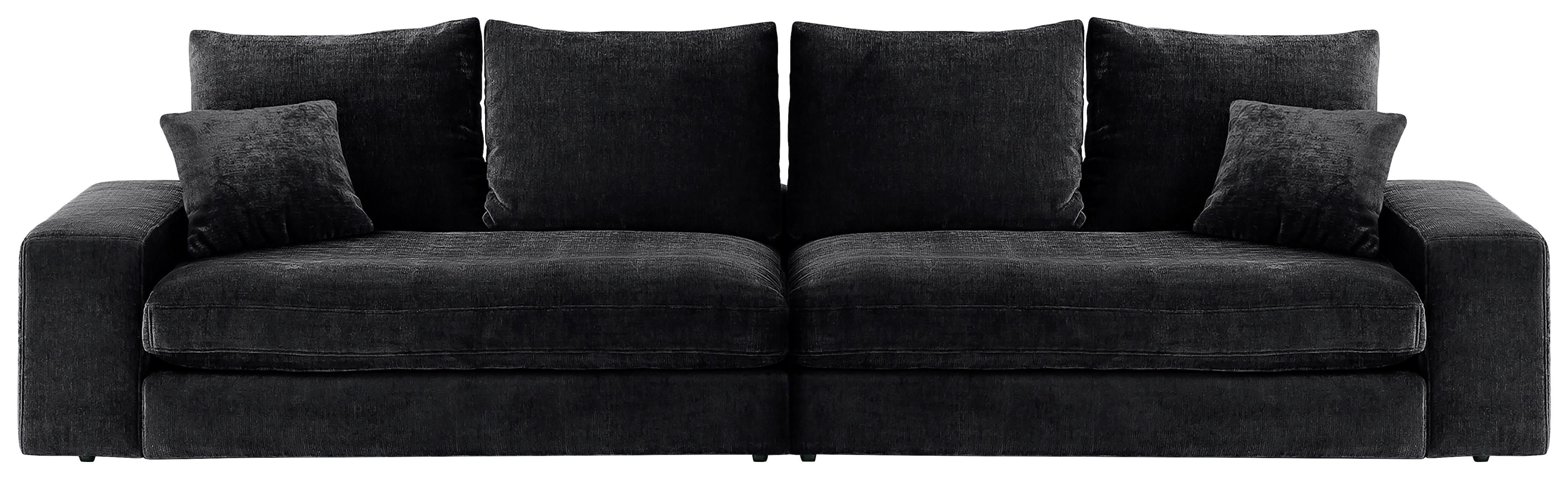 Bigsofa Be Relaxed - Schwarz, MODERN, Textil (273/67/125cm) - MID.YOU