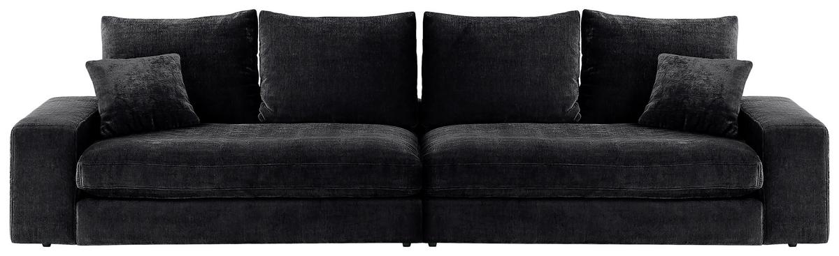 Bigsofa Be Relaxed - Schwarz, MODERN, Textil (273/67/125cm) - MID.YOU