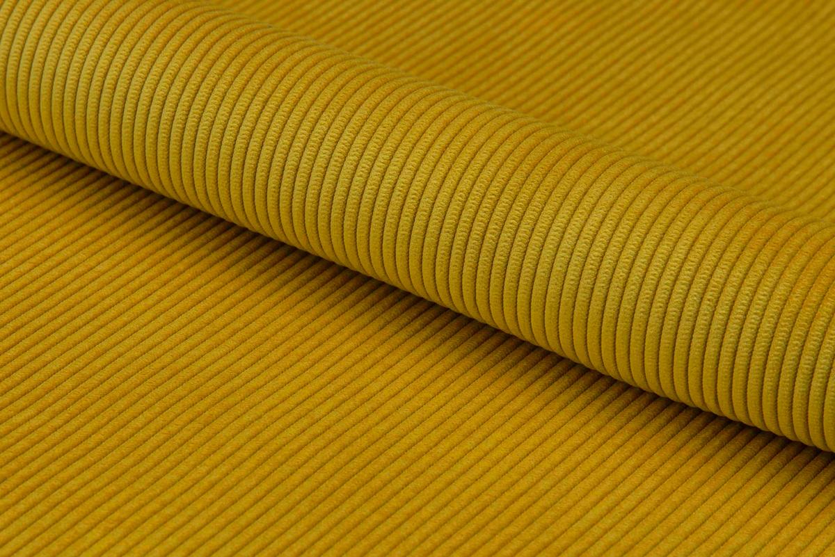 Jídelní židle ERIS žlutá kord - černá/žlutá, Konvenční, kov/textil (48,5/85,5/54cm) - MID.YOU