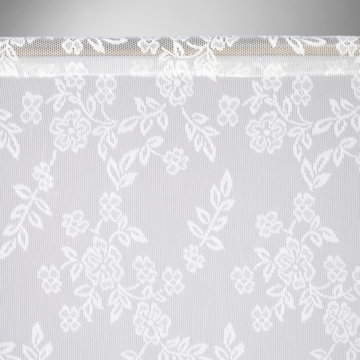 Hotový záves LENE biela, ca. 140x245cm - biela, Romantik / Landhaus, textil (140/245cm) - Based
