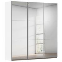 SCHWEBETÜRENSCHRANK Berny, Alpinweiß B: 196 cm - Weiß, Trend, Holzwerkstoff (196/210/59cm) - Rauch Möbel