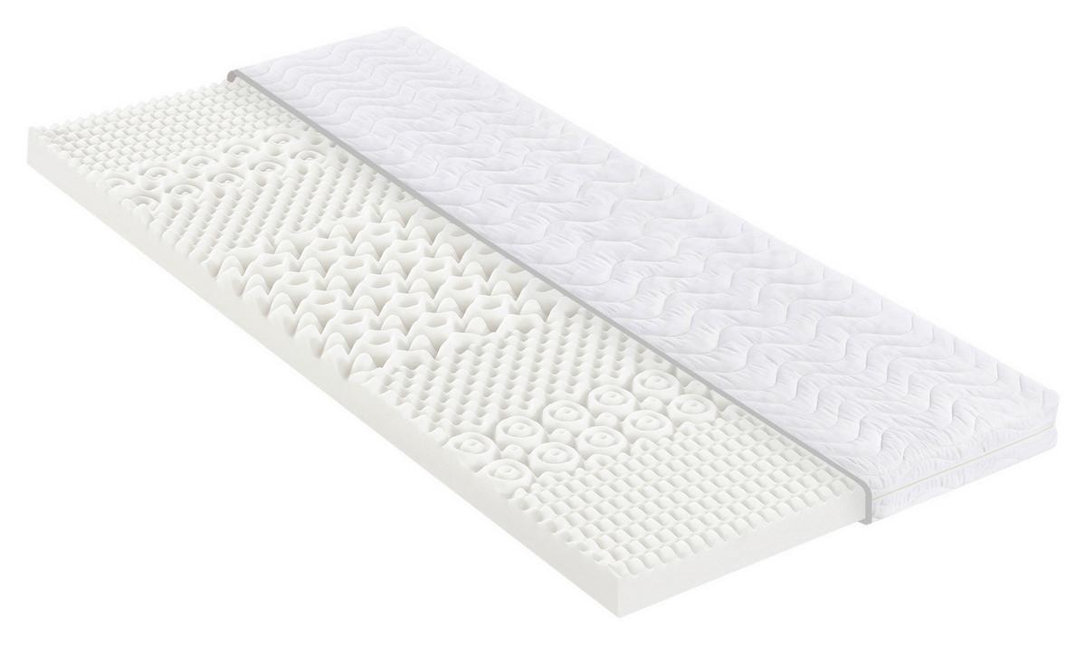 Rolovaná matrace BINGO 90/200 cm, H2, v. 8 cm - bílá, textil (90/200cm) - Based