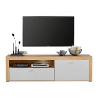 KOMODA POD TELEVIZI CANBERRA - barvy chromu, Moderní, kompozitní dřevo/plast (180/53,1/41,8cm)