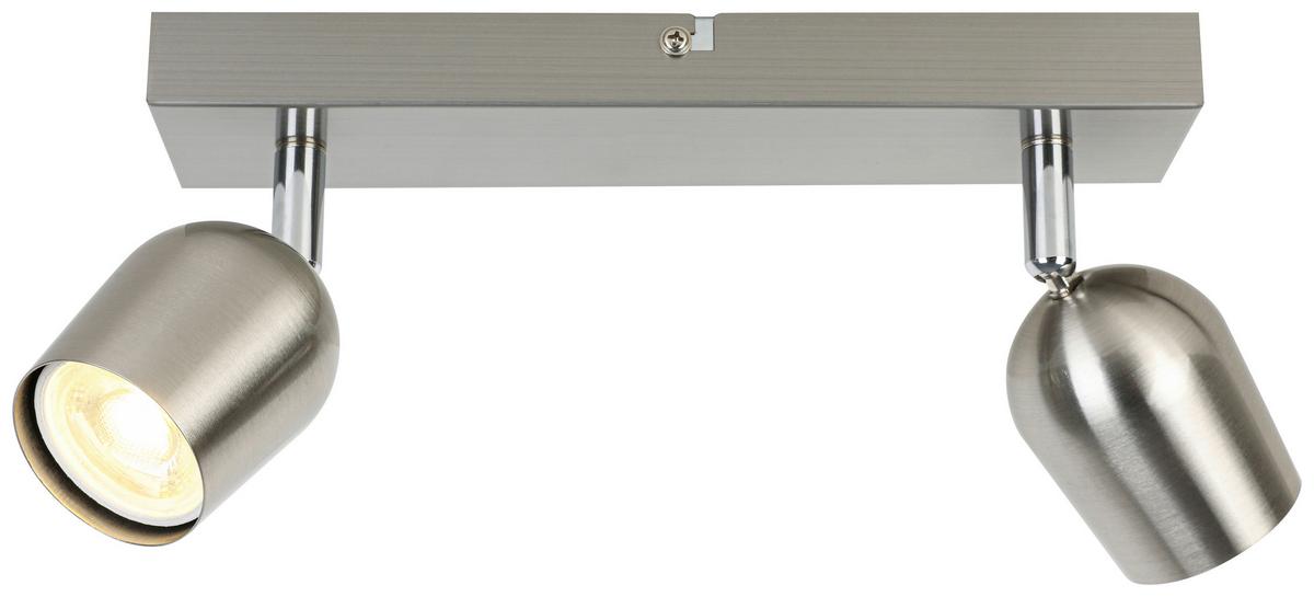 BODOVÉ SVÍTIDLO ERNESTINE - barvy chromu/barvy niklu, Romantický / Rustikální, kov/plast (26/7,5/14cm) - Mömax