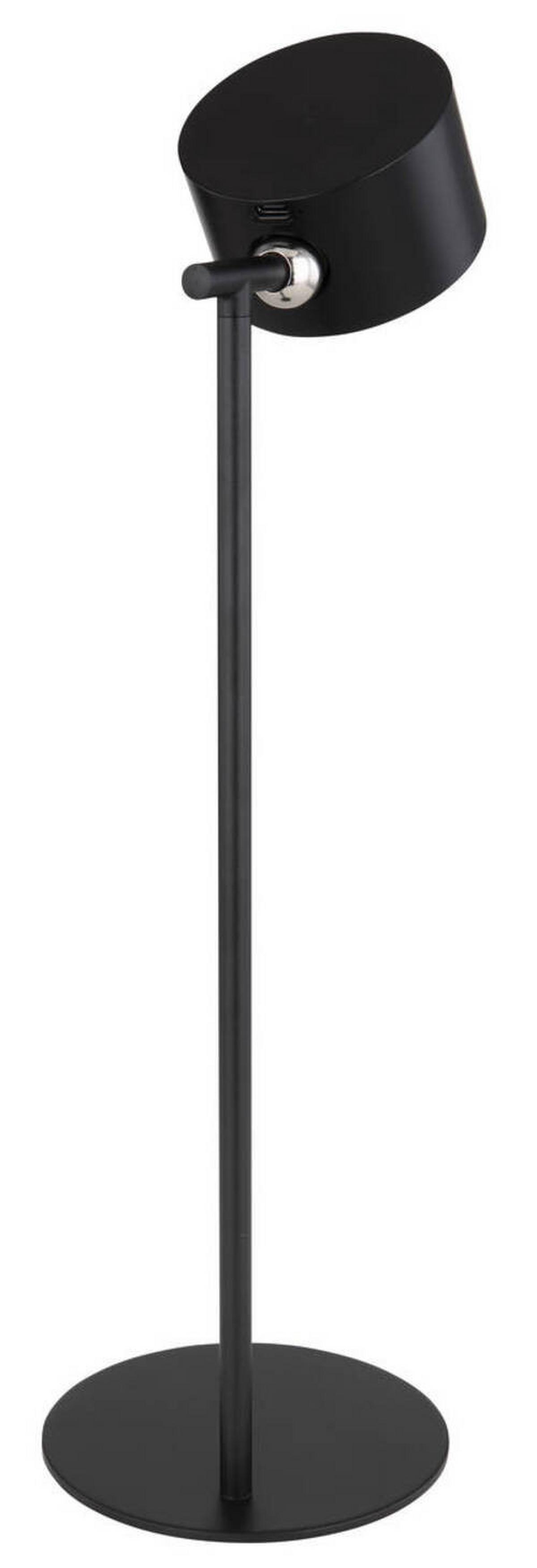 Akku-Tischleuchte 58436b - Schwarz, KONVENTIONELL, Kunststoff/Metall (13/12/35cm) - Globo