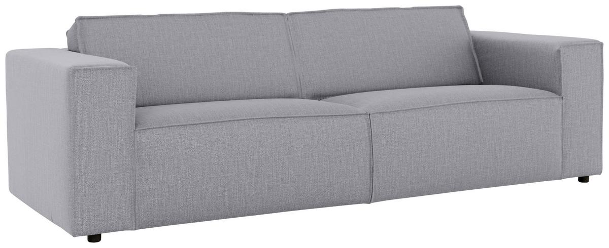 3-Sitzer-Sofa Dice Grau B: 250 cm - Schwarz/Grau, MODERN, Textil (250/80/102cm) - MID.YOU