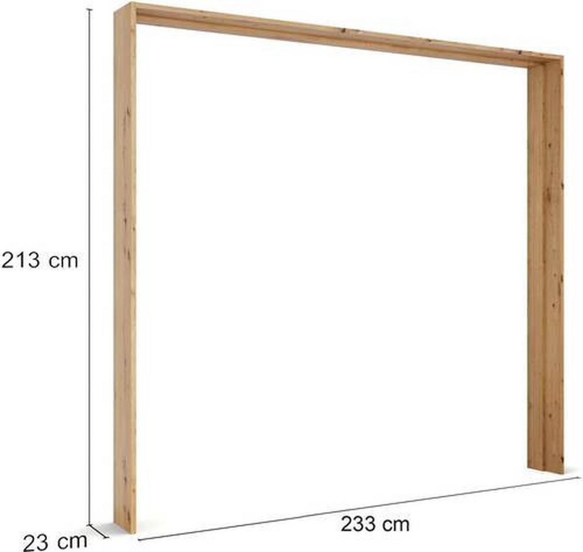 Passepartoutrahmen Apollon Eiche Artisan B: 233 Cm - Eiche Artisan, MODERN, Holzwerkstoff (233/214/23cm) - Rauch Möbel