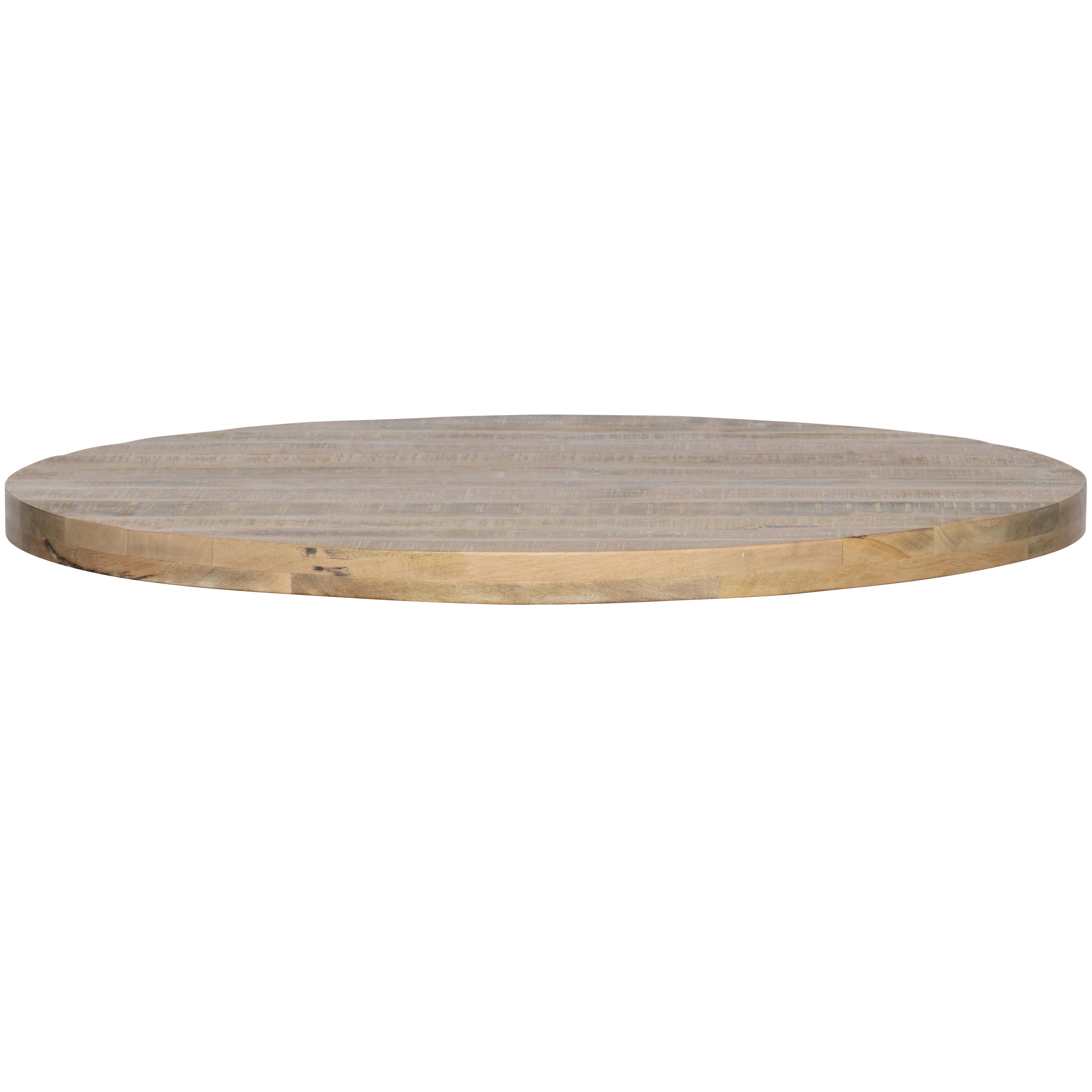 TISCHPLATTE Tablo Naturfarben L: 120cm - Naturfarben, MODERN, Holz (120/120/5,5cm) - Livetastic
