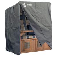 Schutzhaus Classic XL Dunkelgrau - Dunkelgrau, Basics, Kunststoff (135/165/95cm)