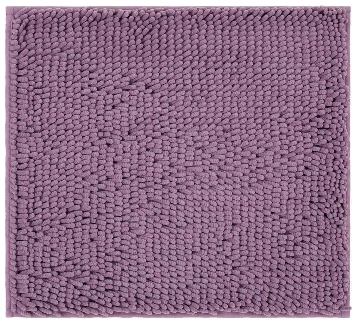 WC-Vorleger Liliane - Lila, KONVENTIONELL, Textil (45/50cm) - Ombra