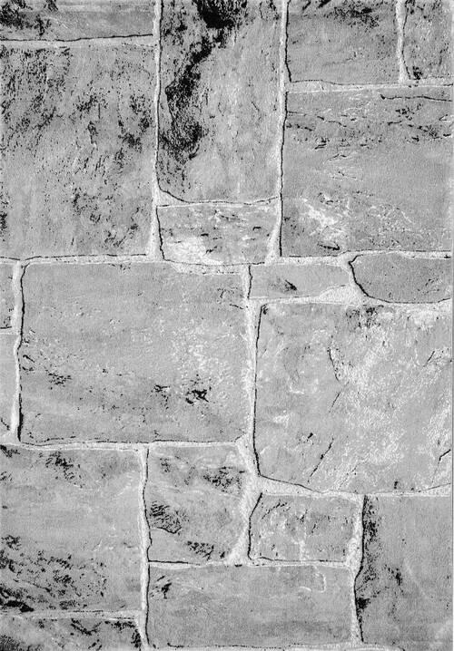 Webteppich Grau Naturfaser Tibet 200x290 Cm