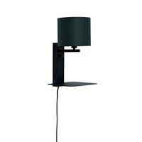Wandleuchte Florence/Wm/B/1815/B - Schwarz, Trend (24/22/42cm) - It's about Romi