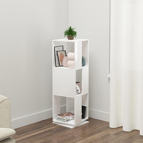 MID.YOU Standregal Drehbar Stifta XL B: 34 cm Weiß