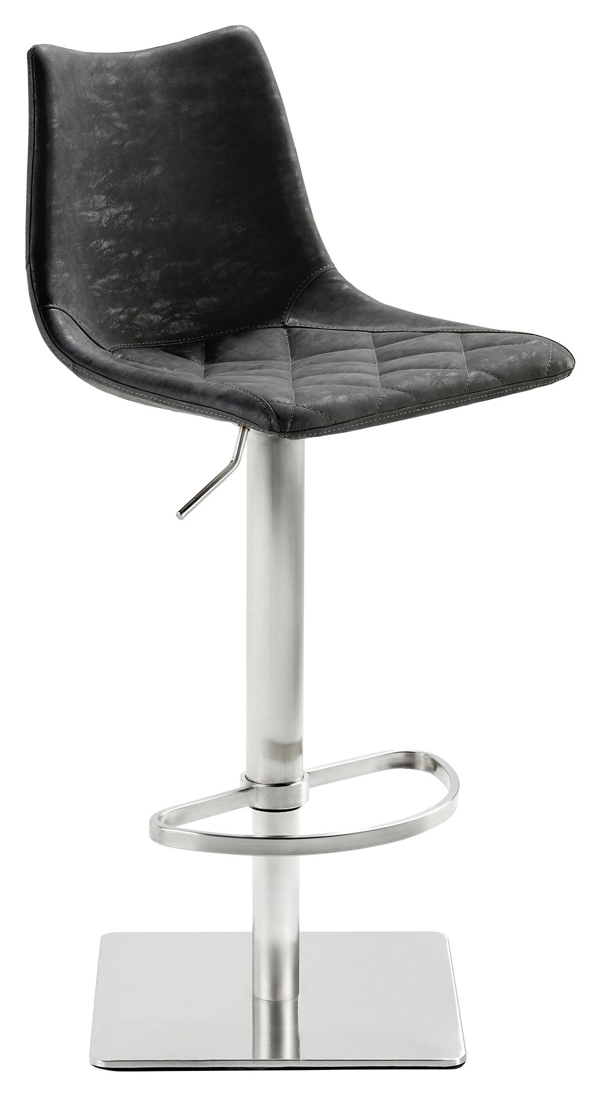 Tresenstuhl in Schwarz