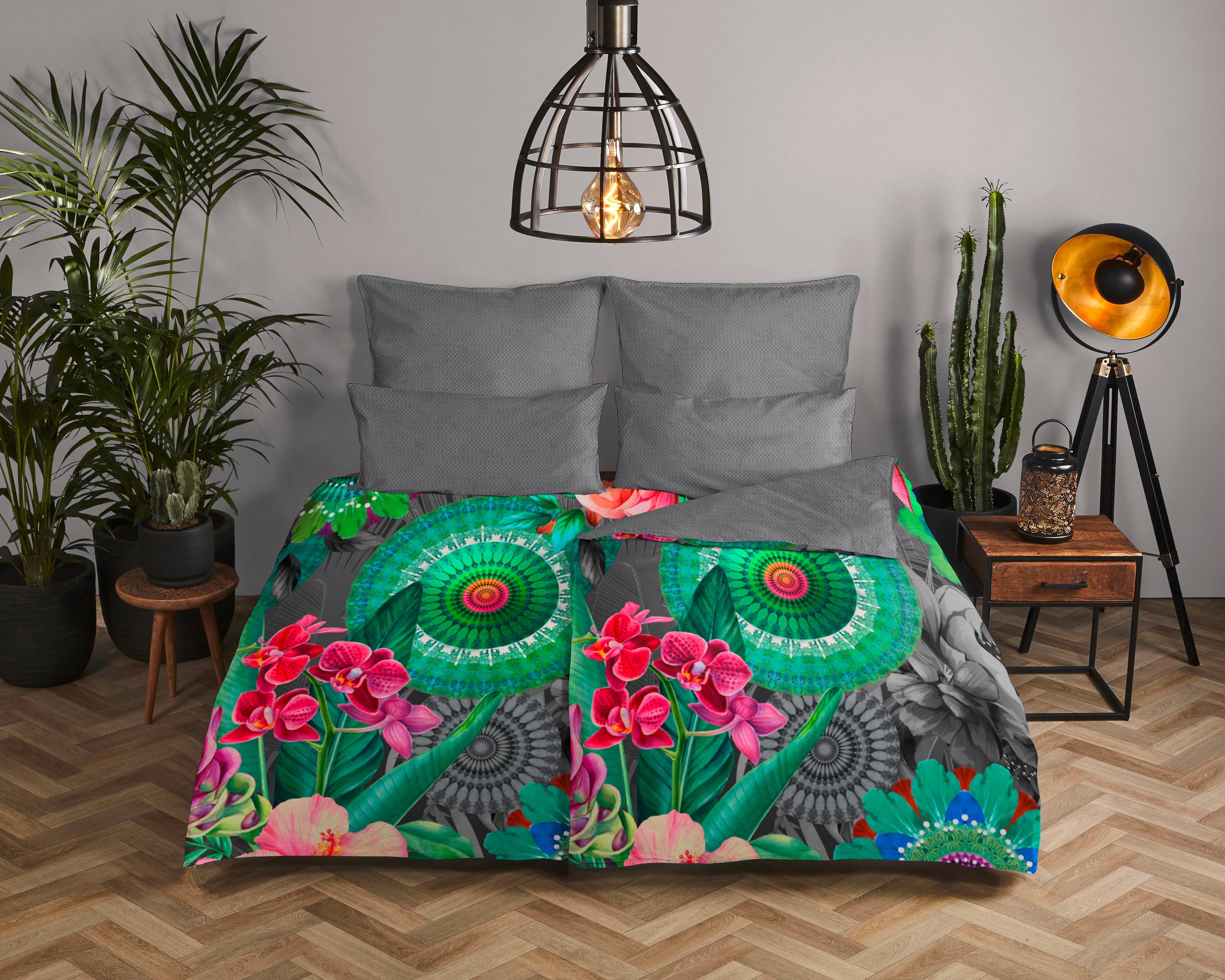 Bettwäsche Thirze Multicolor 140x200 cm - Multicolor, Textil (140/200cm)