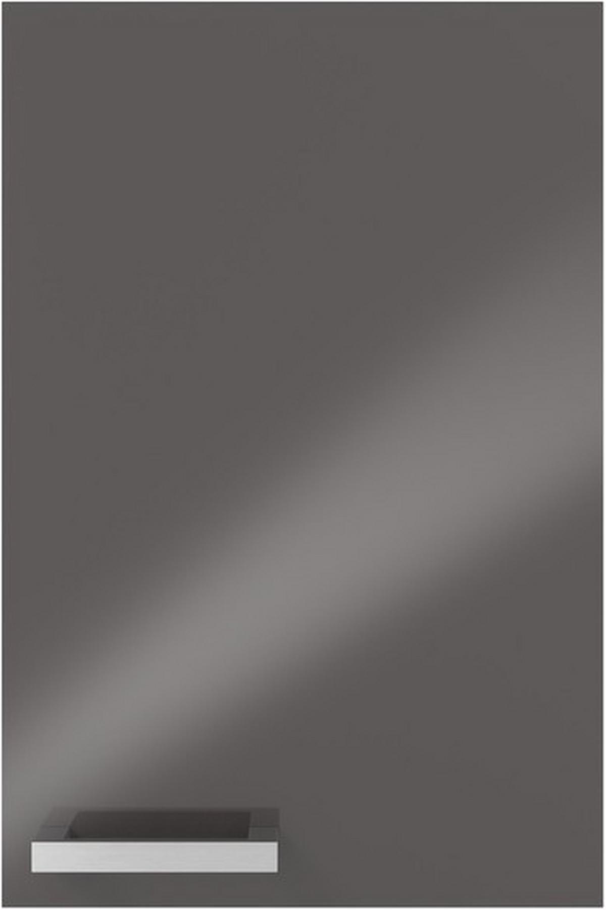 Eckküche Ip4050 Ohne Geräte 320x185 Cm Graphit - Graphitfarben, Basics (320/185cm)