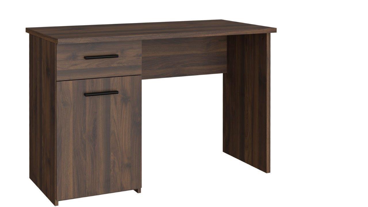 Íróasztal Metamea 110 /72.1/52.7cm - diófa, Modern, faalapú anyag (110/72,1/52,7cm)