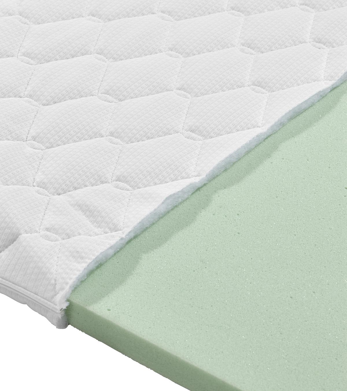 Topper Primatex Beta 160x200 cm Kaltschaumkern - Weiß, Textil (160/200cm) - Primatex