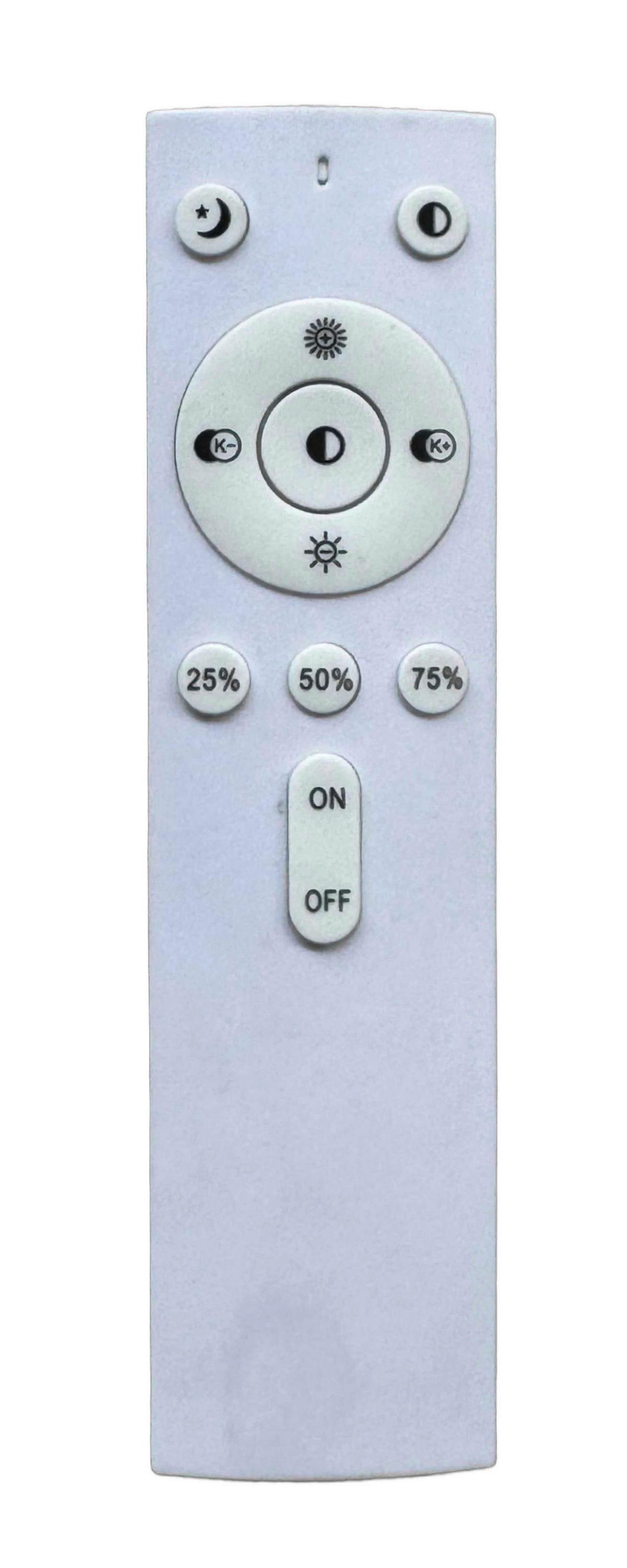 LED-Deckenleuchte Coralie - Opal/Schwarz, Basics, Kunststoff/Metall (46/6cm) - Luca Bessoni