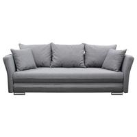2-Sitzer-Sofa mit Schlaffunkt. Modi+ Bettkasten Grau - Silberfarben/Grau, Design, Textil (235/83/106cm) - MID.YOU