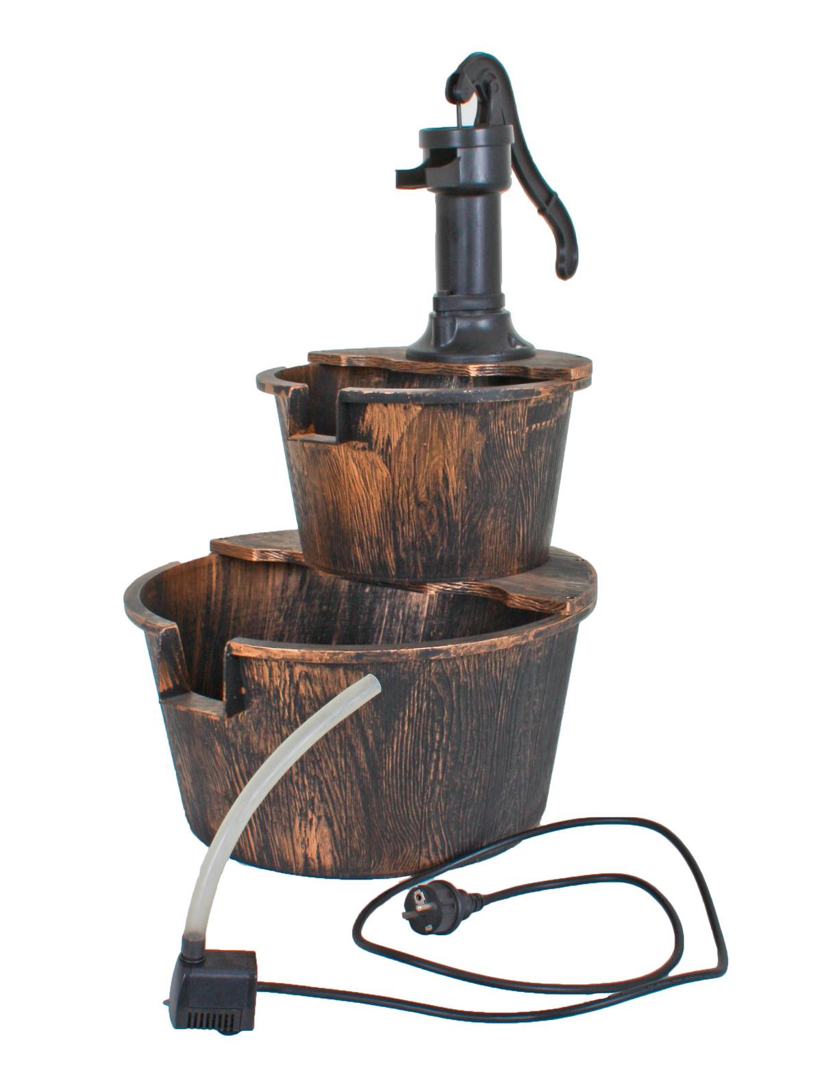 Gartenbrunnen Thalasso Bronzefarben inkl. Zubehör - Bronzefarben, Basics, Kunststoff (41,5/41,5/68cm)