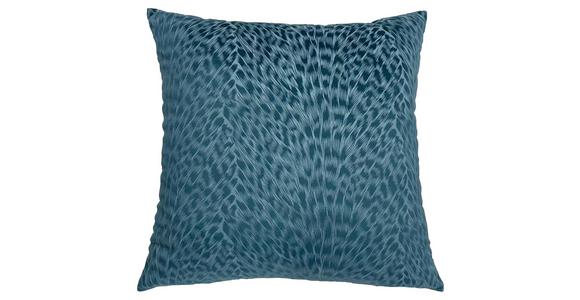 Zierkissen Elma - Petrol, MODERN, Textil (45/45cm) - Luca Bessoni
