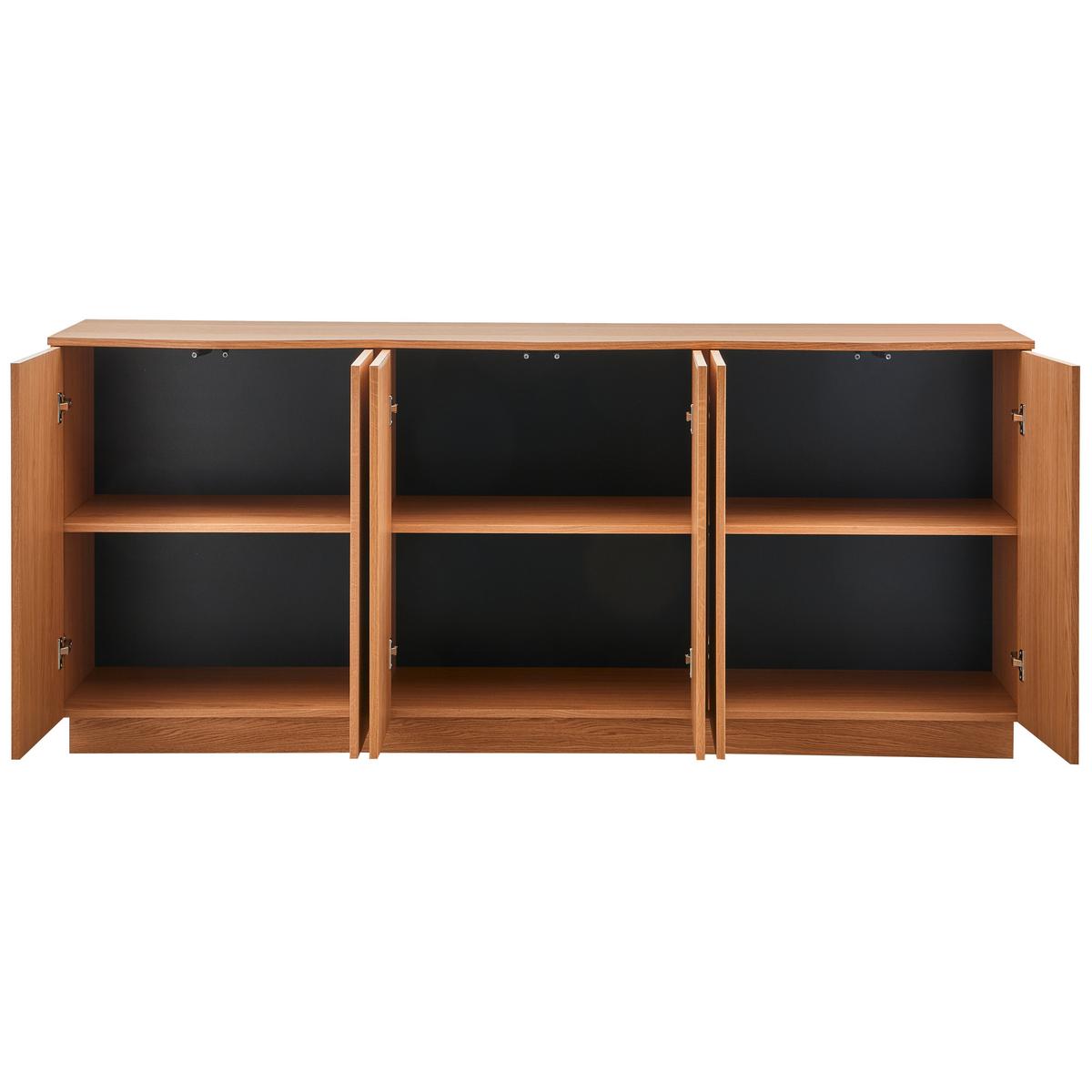 Kommode Zuma Eichefarben B: 200cm - Eichefarben, Design, Holz (200/85/45cm) - Livetastic