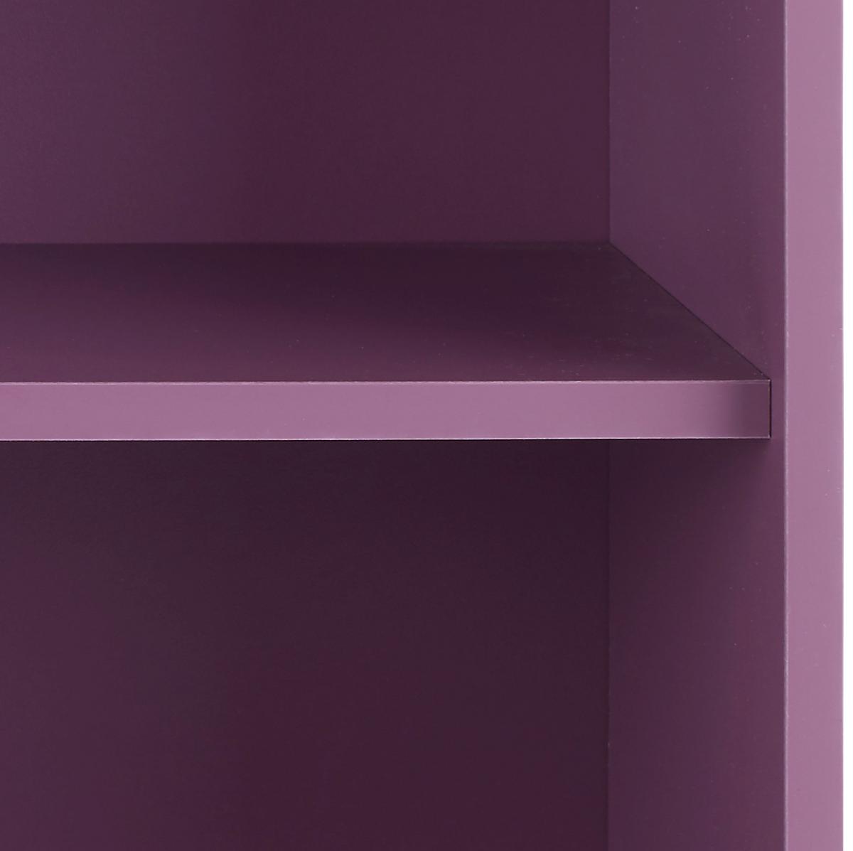 Polc Box - ibolya, Modern, faalapú anyag (46/46/25cm) - Ondega